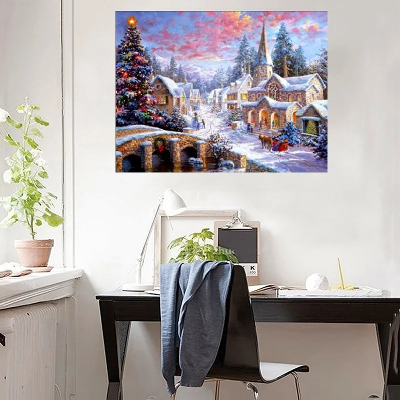 40x30 см DIY настенный Рукоделие 5D полный Алмазная картина вышивка подарок домашний
