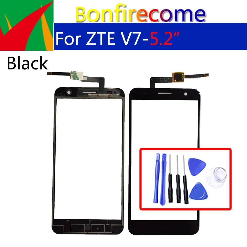 

Touchscreen For ZTE Blade V7 Touch Screen Digitizer LCD Display Front Glass Panel Sensor Replacement 5.2 inch