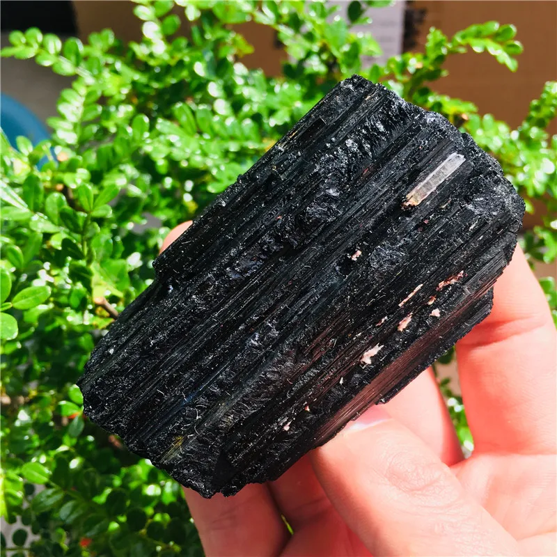 

AAA 30-500g NATURAL Black TOURMALINE CRYSTAL STONE ORIGINAL 1pc