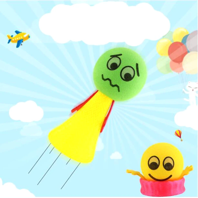 10 шт. прыгающий шар игрушки подарки выражения сжимаемая хип-хоп прыгающая кукла