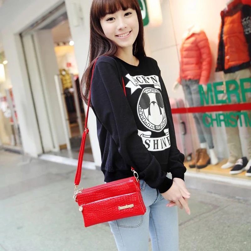 

Wome PU Leather Shoulder Bag Designer Crossbody Bag Purse Vintage Female Messenger Bags with Multi Pocket Handbags Clutch