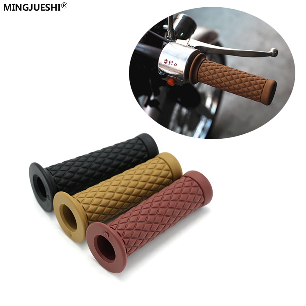 Мотоцикл Универсальный 7/8 'དྷ мм винтажный резиновый мотоцикл руль