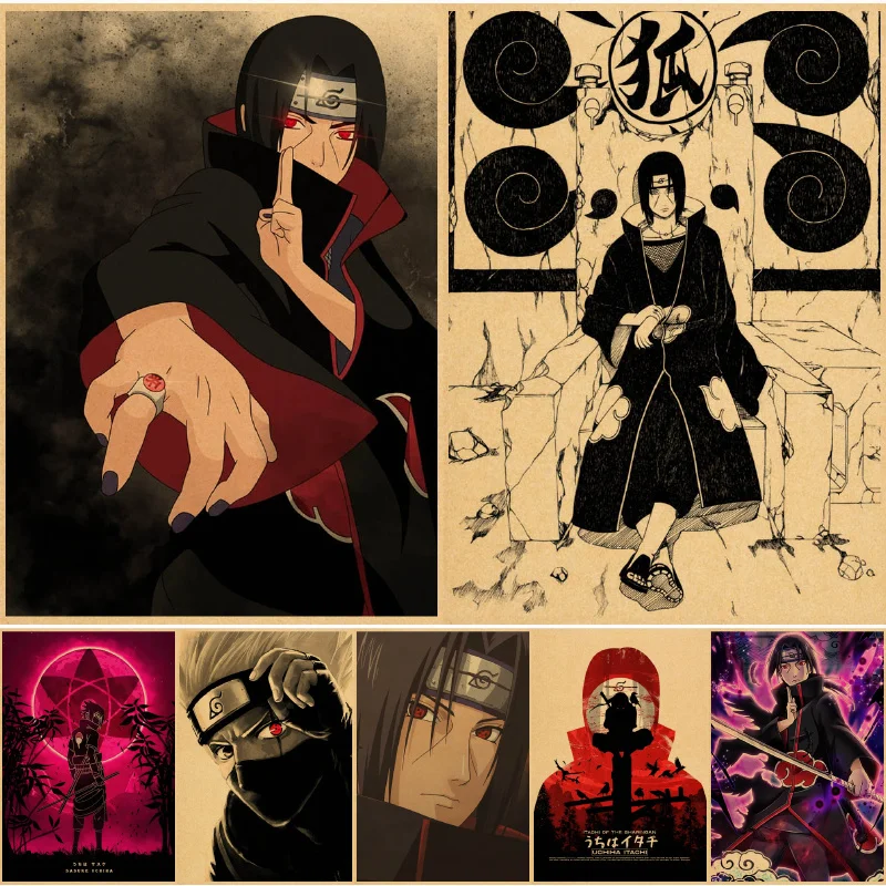 Настенные постеры Itachi плакаты винтажный настенный постер декор для спальни