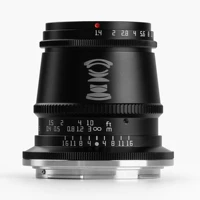 ttartisan 17mm f1 4 aps c cameras lens manual focus mf for canon m ef m eos m sony e fujifilm x fuji x m43 m43 mount
