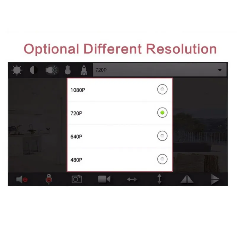 Беспроводная дистанционная Wi-Fi камера 1080P HD Обнаружение движения/ИК Ночное