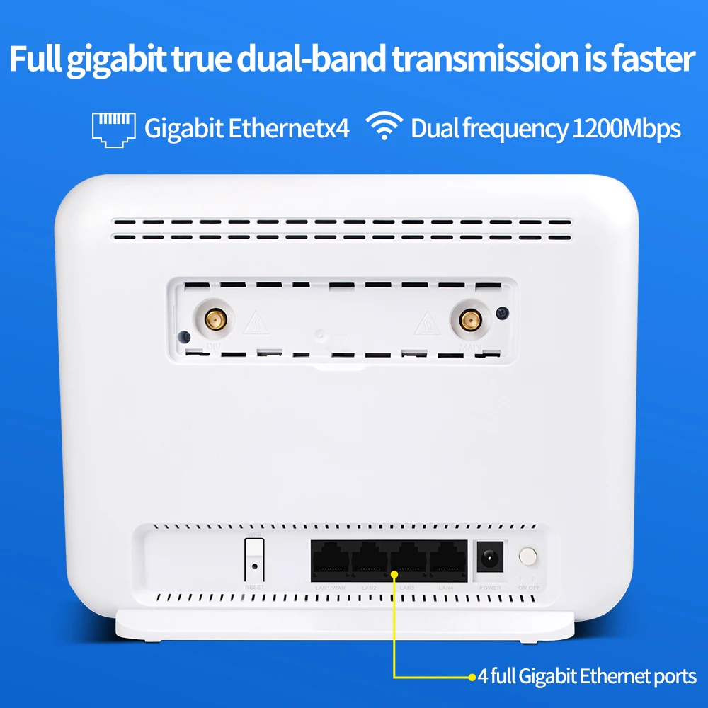 benton unlock modem 4g lte cat 6 wireless router 2 4g5g wifi adsl network adaptor up to 64 users enterprise industrial router free global shipping