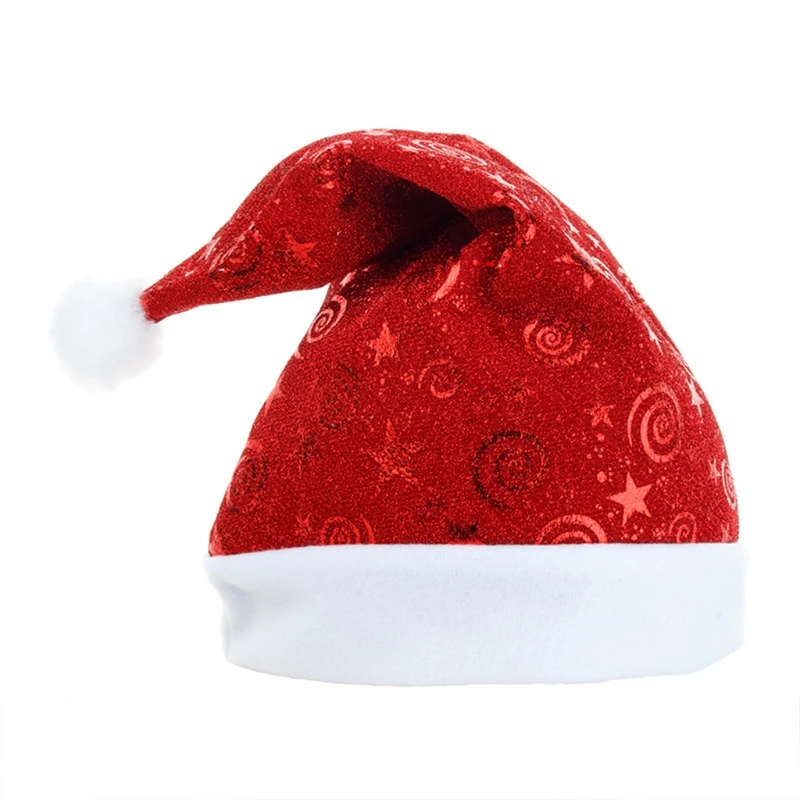 

Мягкая Рождественская шапка унисекс, сетчатая марля, забавная шапка Санта-Клауса для мальчиков и девочек на Рождество, праздничный тематич...