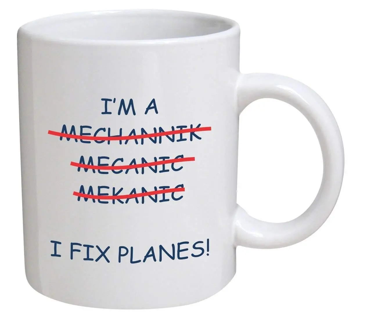 Забавная кружка 11 унций я механик самолетов ремонтирую самолеты неправильный