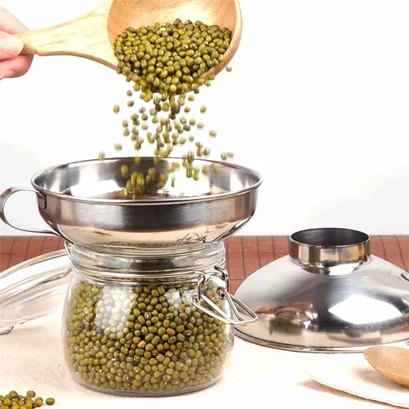 Нержавеющая сталь преформы с широким горлышком консервы Кухня Воронка