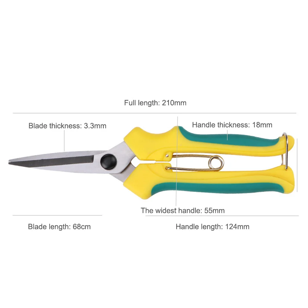 

Bonsai Tool Straight Mouth Fruit Tree Scissors Orchard Dilute Fruit Scissors Gardening Tool --M25