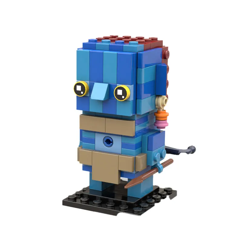 

134 шт. Аватар кирпич человек мелких частиц, здание Мпц блоки головоломки игрушки подарок для детей и развивающие игрушки для детей