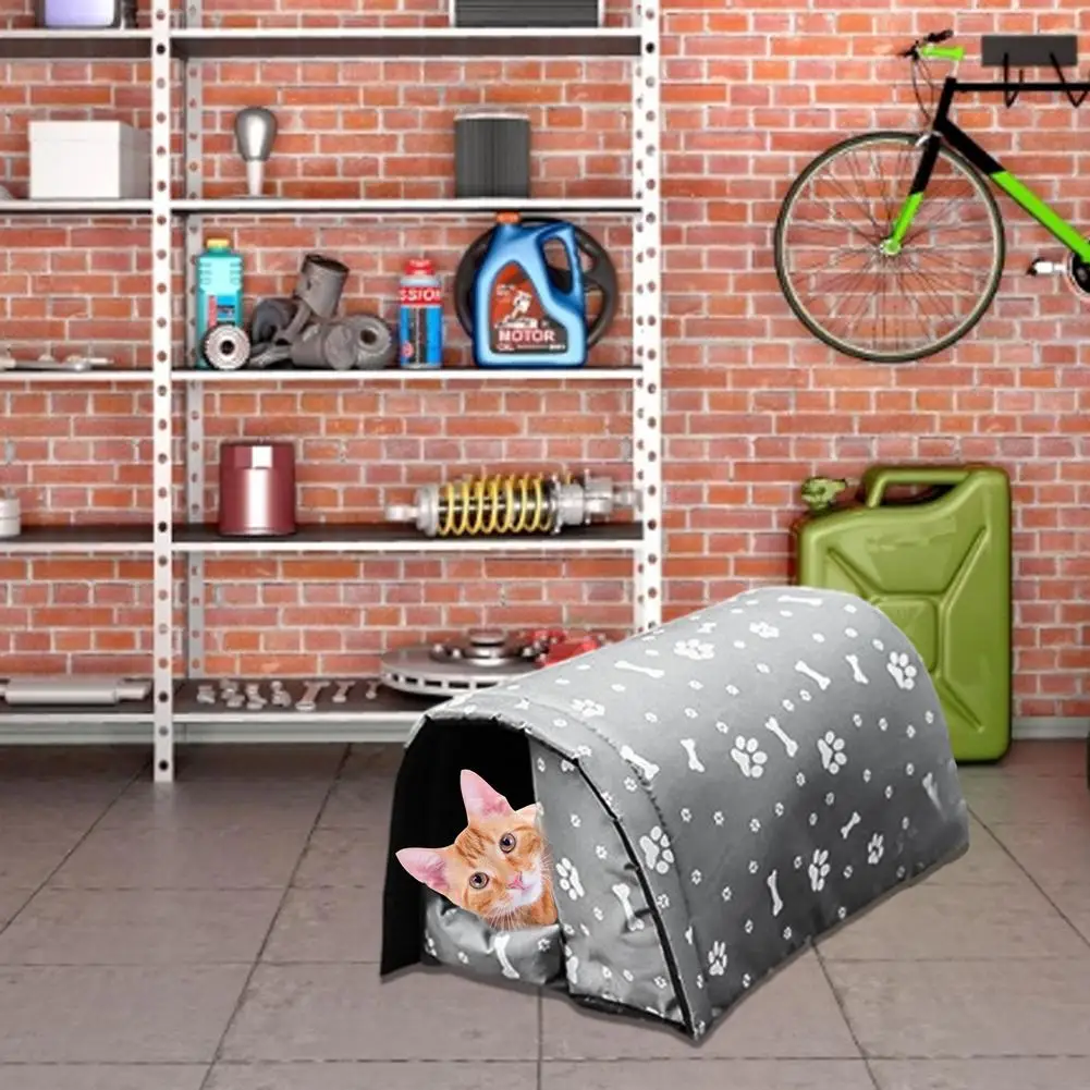 

Outdoor pet house waterproof Enclosed pet nest winter thickened coldproof nest cat tent Outdoor warm cat houseoutdoor classic