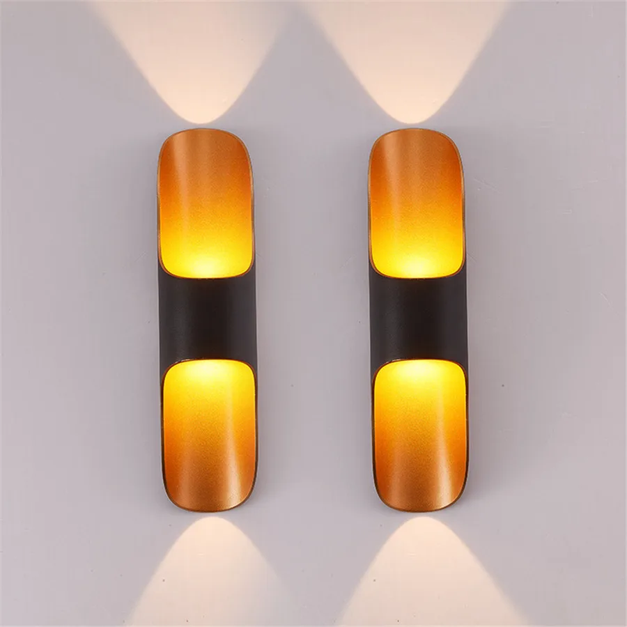 

Thrisdar 10W Waterproof Led Wall Lamp Ceative Bamboo Aisle Corridor Wall Light Villa Balcony Fence Step Front Door Wall Light