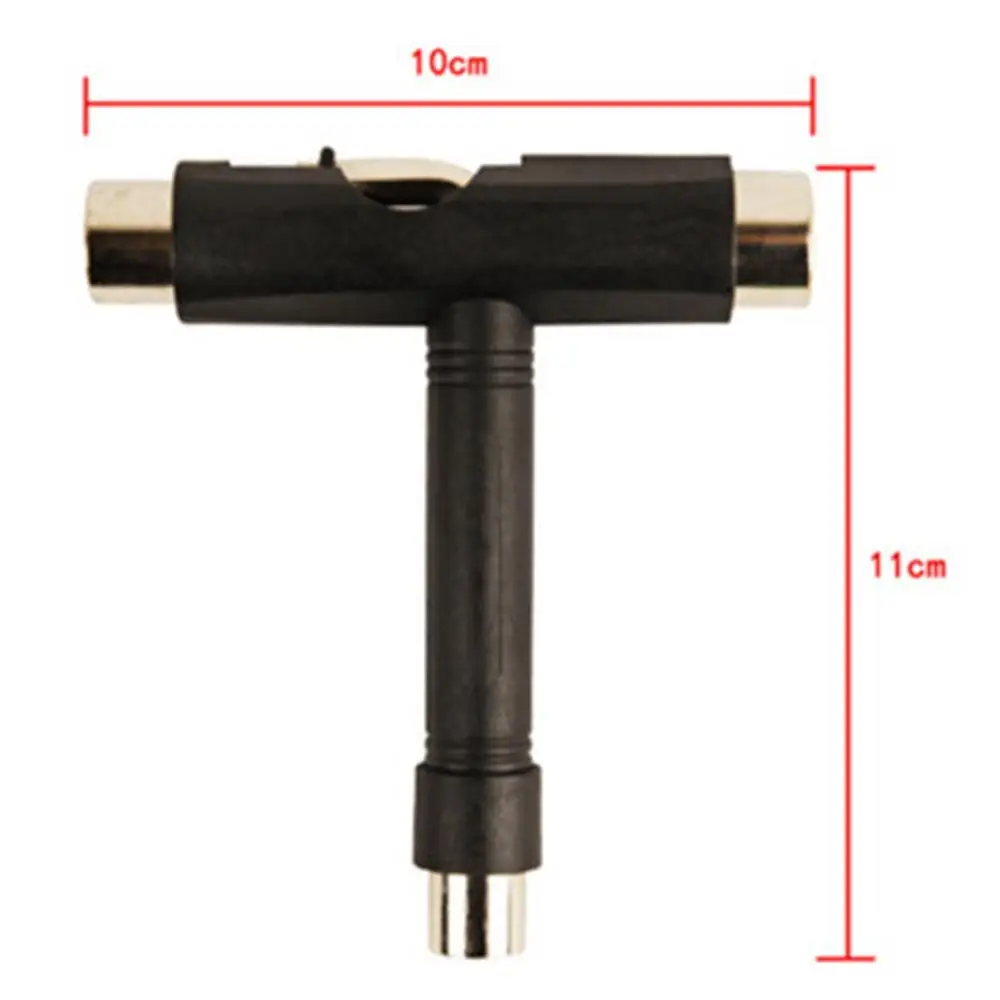 

Professional All-in-one T-type Skate Tool Screwdriver Socket Multi-functional Skateboard Adjusting T-tool NEW