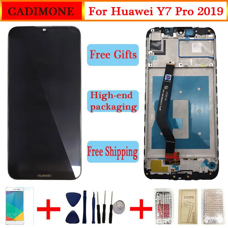 Для Huawei Y7 2019 ЖК дисплей экран сенсорный Замена для Prime 1520*720 разрешение|Экраны