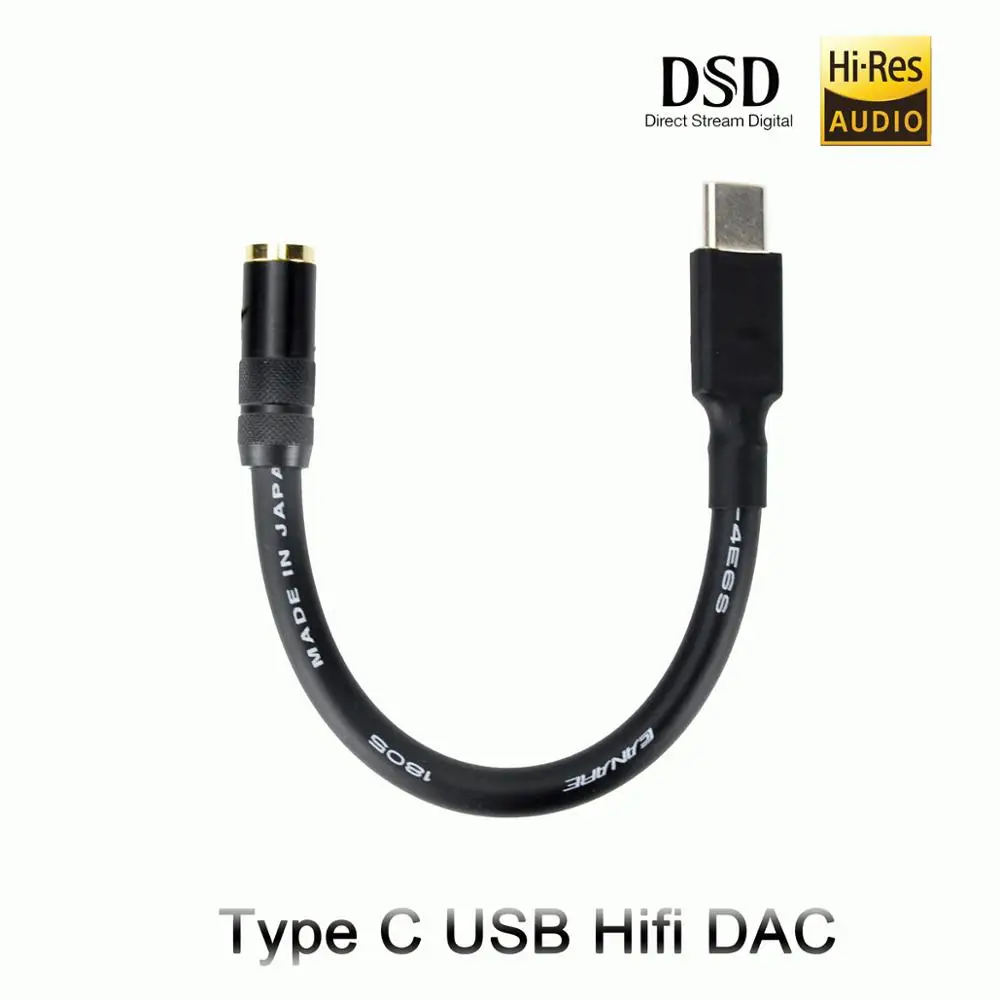 Hifi USB DSD DAC Type C к 3 5 мм усилитель для наушников CDLA Android мобильный телефон планшетный