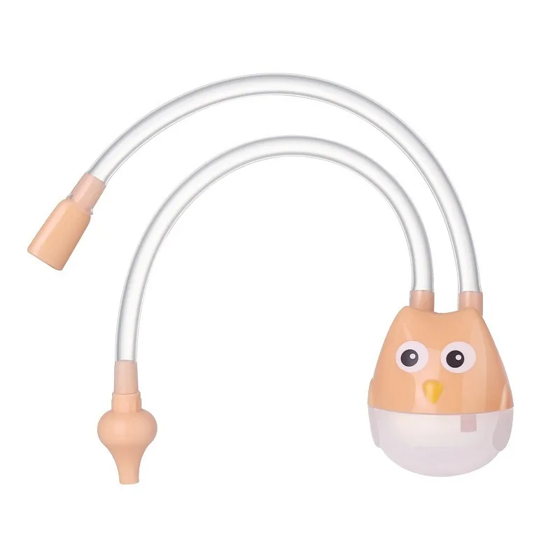 Aspirador Nasal para beb&eacute; reci&eacute;n nacido, tipo de succi&oacute;n, limpiador de absorci&oacute;n Nasal para ni&ntilde;o, tubo de succi&oacute;n Booger de silicona antireflujo-3