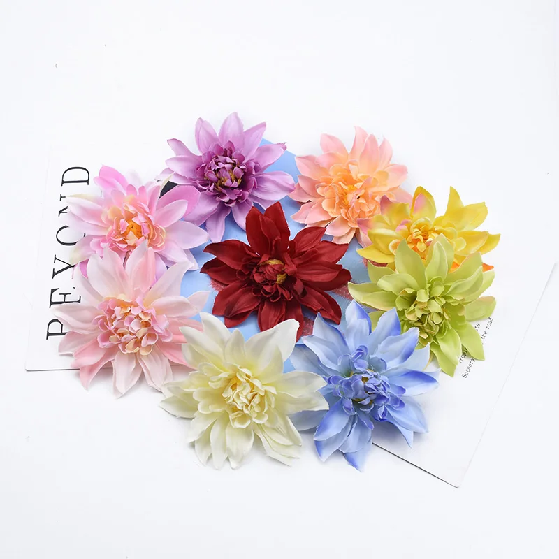 3/10 шт. свадебная шелковая Гербера из герани декоративные венки для скрапбукинга