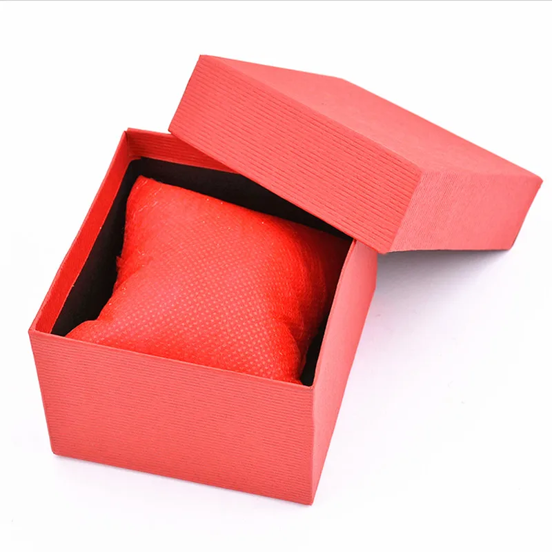 Wholesale 12pcs/Lot Size 85*80*55mm Factory Watch Boxes Mix Color Gift Box 6 Colors Available New