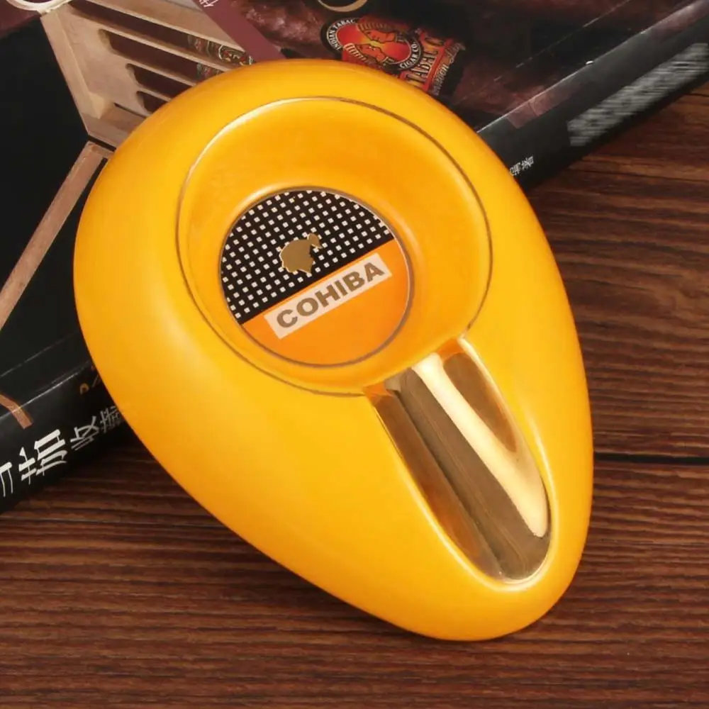 COHIBA карманная пепельница для дыма портативная сигар домашний керамический