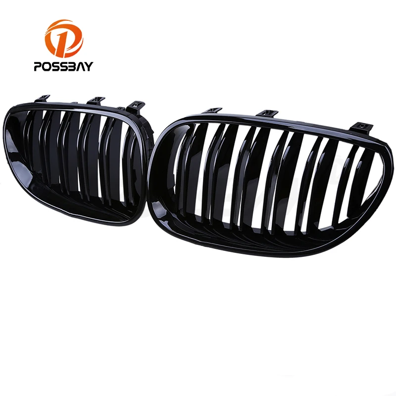 Решетки передние POSSBAY для BMW E60 Sedan E61 Touring 520d/520i/523i 2003-2007 2008 2009 2010 | Автомобили и