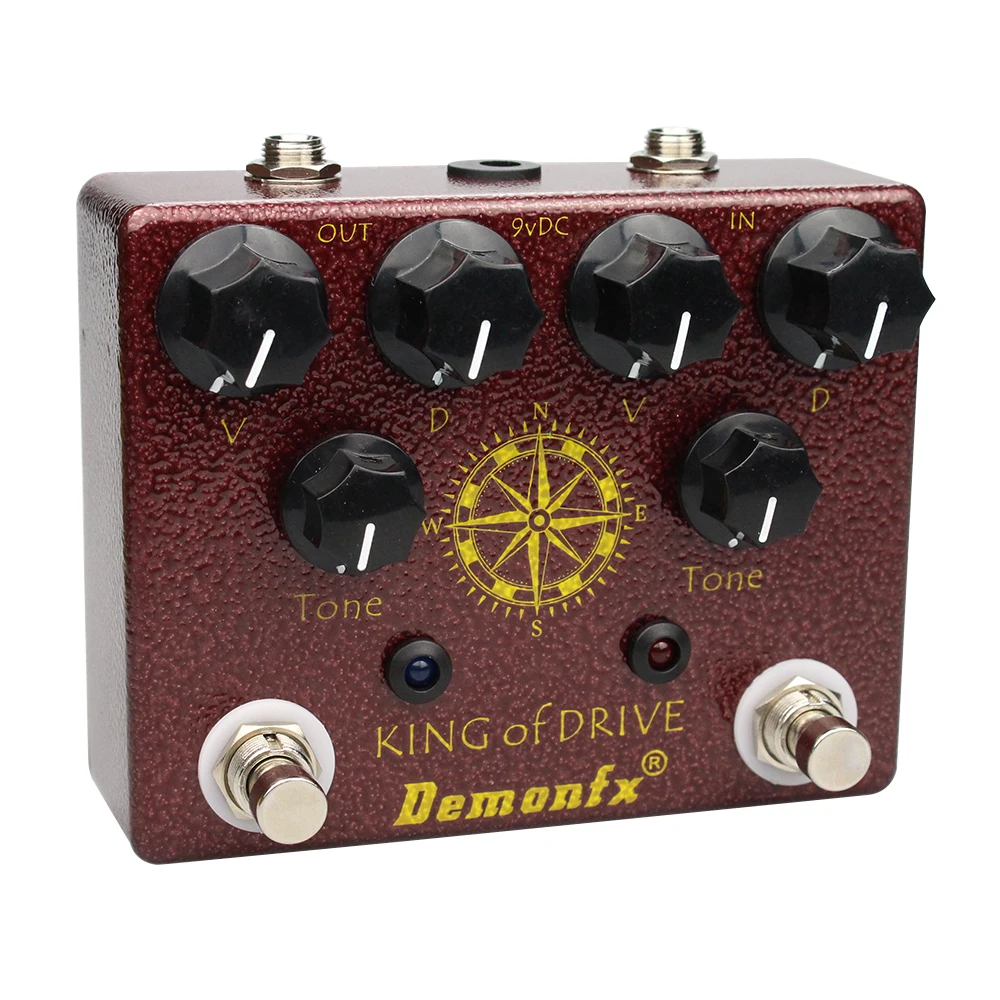 NEW Demonfx King of Tone Overdrive stompbox Based On Analog Man effect King Of Drive