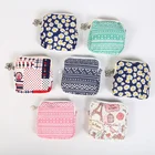 Модная компактная дорожная сумка для хранения гигиенических салфеток, женская маленькая косметичка, милая сумка для хранения монет, денег, карт, помады, кошелек, сумки