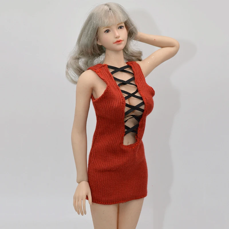 

1:6 Female Dress Skirt Clothes Fit 12'' PH TBL JO Action Figure Body Model Toys