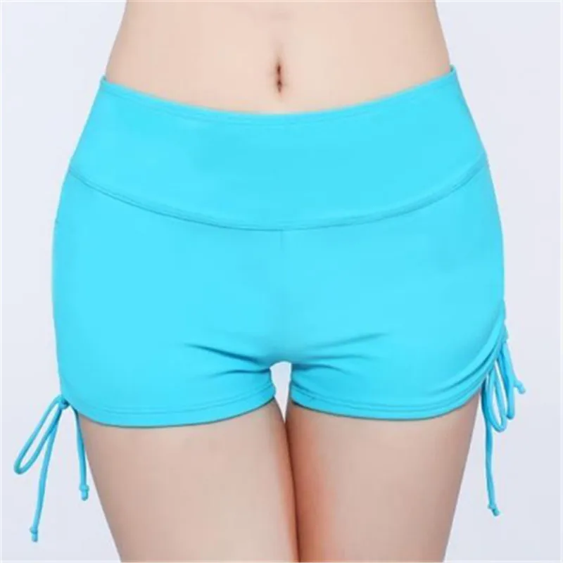 Однотонные женские спортивные шорты для йоги спортзала фитнеса плиссированные
