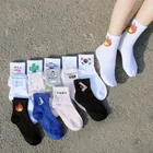 Носки Harajuku мужские спортивные носки Alien Flame повседневные кактус котенок хлопок модные женские студенческие носки мягкие