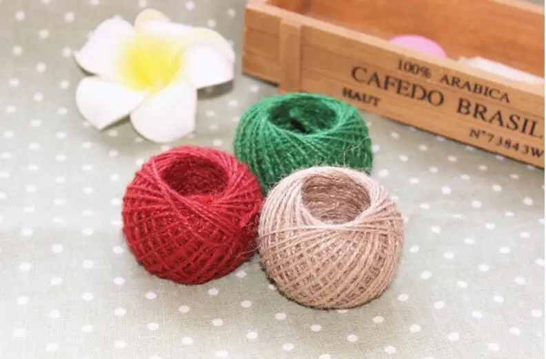 DIY фото стены Украшенные веревки оптом тканые пеньковые 30 метров | Дом и сад