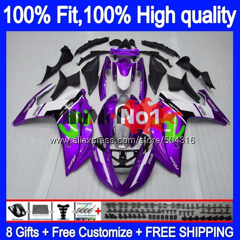 

Injection For YAMAHA YZF R3 R25 R3 R 25 YZF-R3 YZFR25 55MC.143 New purple YZF-R25 YZFR3 2014 2015 2016 2017 14 15 16 17 Fairin