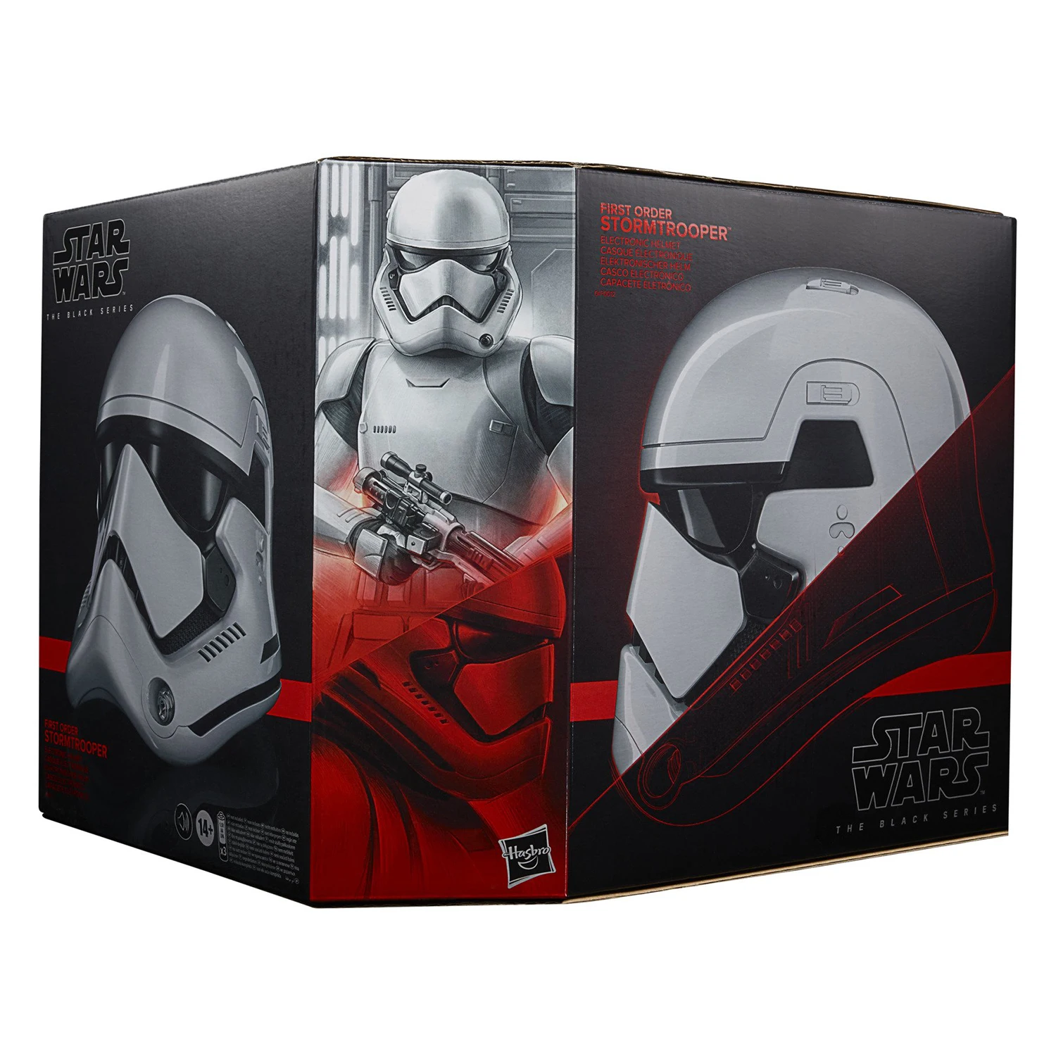 Шлем (реплика) Star Wars Black series First Order stormtrooper premium electronic helmet f0012 Подарки на день рождения Крутые штуки Новинки Игры.