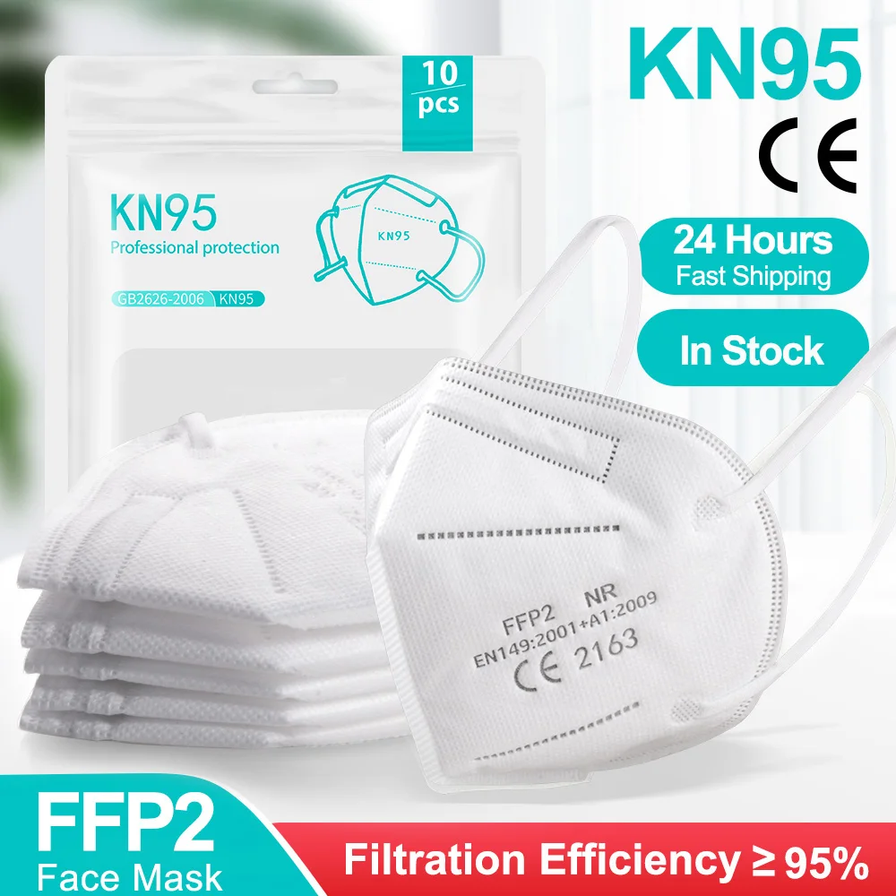 Mascarillas fpp2 KN95 маски многоразовые 5 слоев фильтр FPP2 одобренный гигиенические ffp2mask