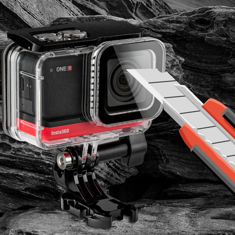 40 м подводный Корпус чехол Водонепроницаемый Защитная крышка объектива для