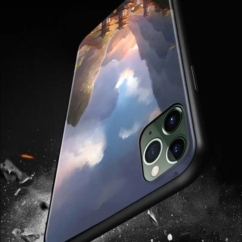 

Disney Fantasia for Apple iPhone 12 11 Mini XS XR X Pro MAX SE 2020 8 7 6 5 5S Plus Black Phone Case Cover