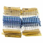 Набор металлических пленочных резисторов 230 шт.лот, 2 Вт, 1%, 23 значения, 10 шт., образцы резисторов, набор в ассортименте, 22 Ом-1 МОм, 10K, 15K, 100K, 1 м ом