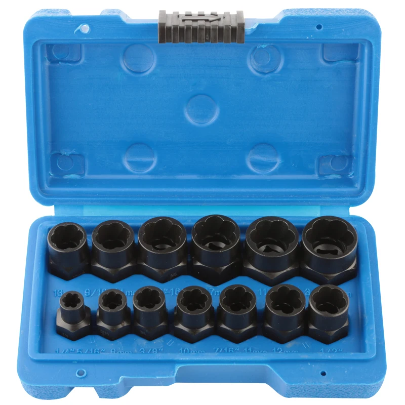 

13 шт., набор инструментов для удаления поврежденных болтов и гаек