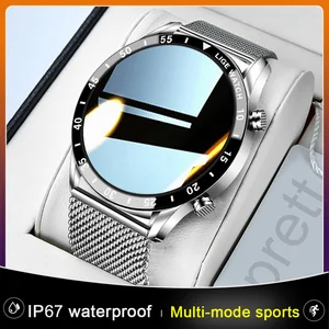 lige 2021 new smart watch men full touch screen sports fitness watch ip68 waterproof bluetooth for android ios smartwatch mens free global shipping