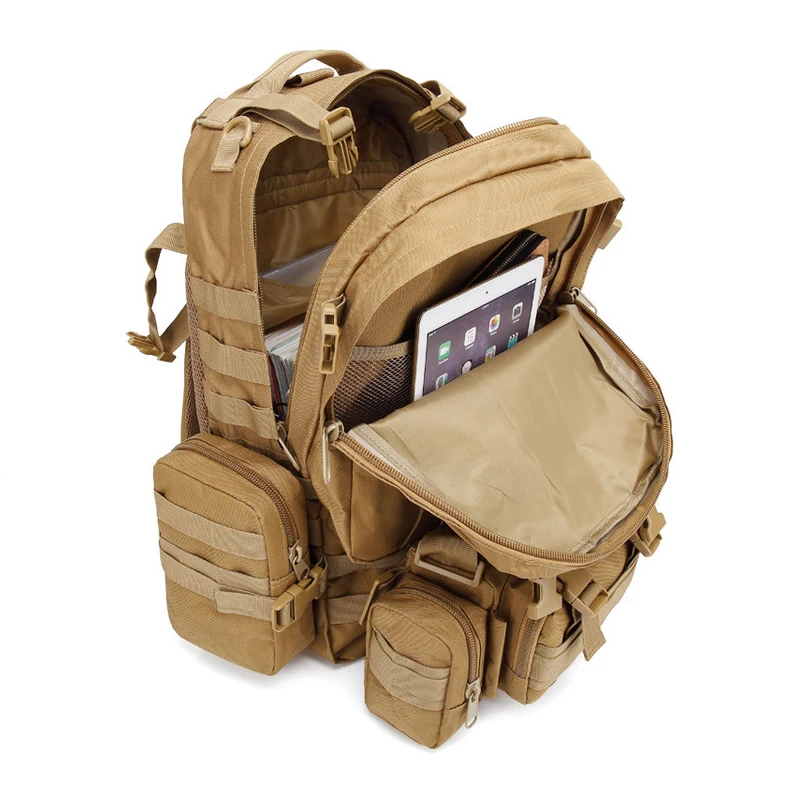 50 л мужской рюкзак для походов военная сумка тактические рюкзаки спортивная