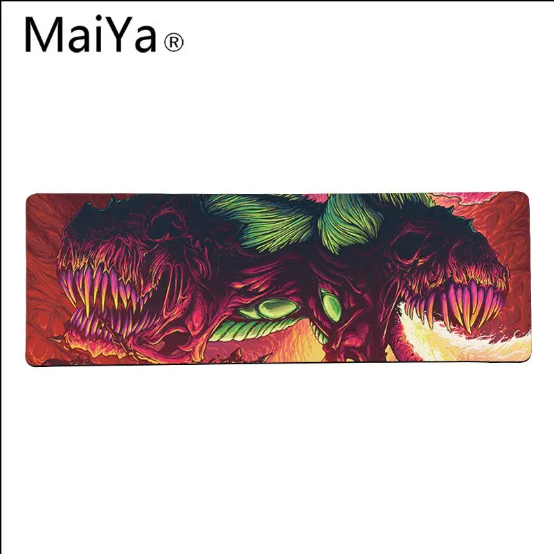 Maiya Top Quality CS GO Hyper Beast DIY Design Pattern Game mousepad Free Shipping Large Mouse Pad Keyboards Mat | Компьютеры и офис