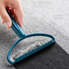 Портативный двусторонний депилятор, ниточки из ворса удаление пуха, бритва для ткани, подходит для коврового покрытия, шерсти, триммер для одежды скребок, щетка