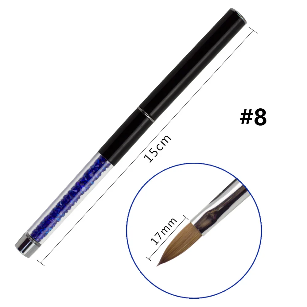 Набор акриловых кистей для дизайна ногтей 3 размера|Принадлежности ногтей| |