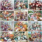 Evershine Алмазная мозаика пион вышивка крестиком 5D DIY Алмазная вышивка розы вышивка крестом наборы картина стразы украшения для дома