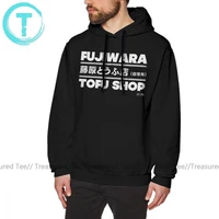 initial d hoodie initial d fujiwara tofu shop tee white hoodies cotton male pullover hoodie nice long length autumn grey hoodies