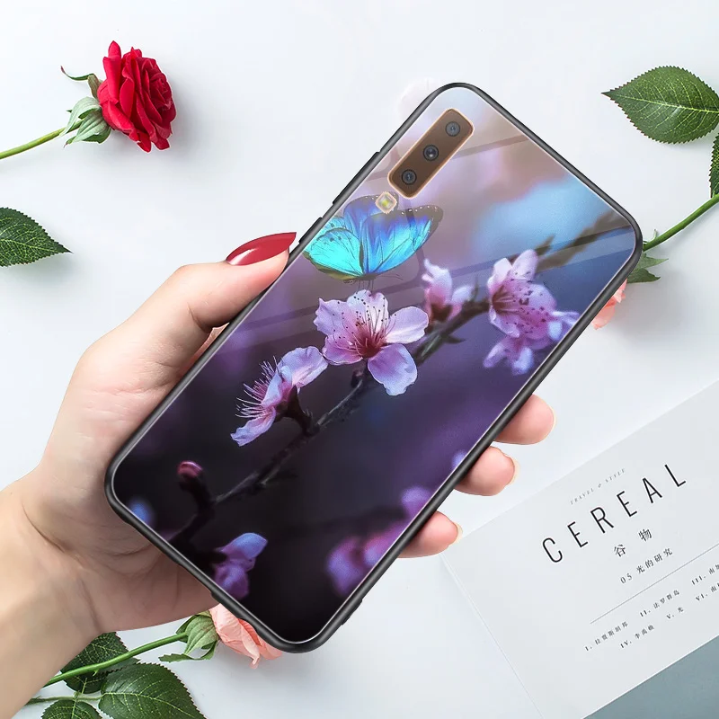 A7YHD Чехол для samsung A70 чехол для Galaxy A10 A30 A20 A40 A6 A8 плюс A7 A9 A3 A5 крышка ПК+ ТПУ чехол для телефона для samsung A50 - Цвет: A7YHD