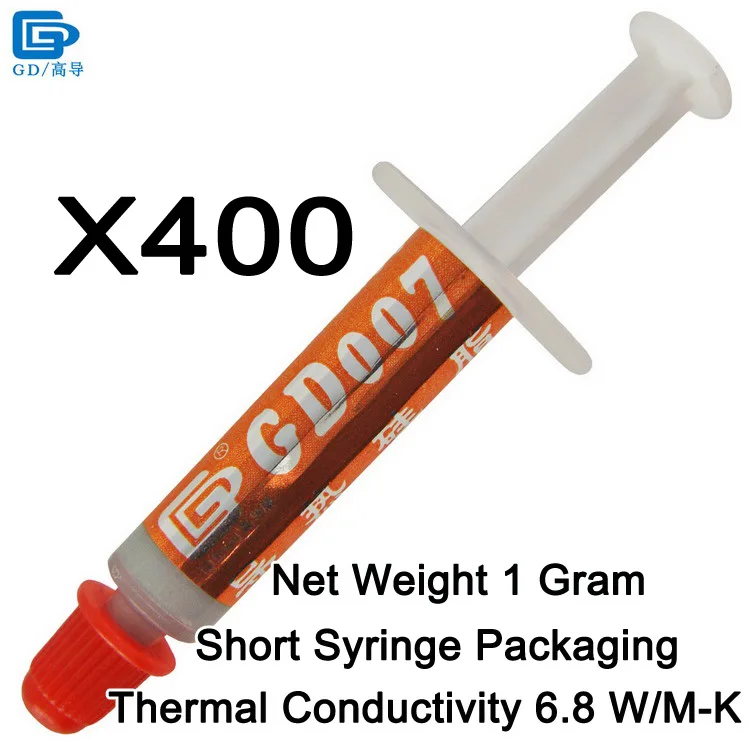 GD007-SSY1 400 PCS GD007 Термальность проводящая силиконовая смазка пластыря Компаунд силиконовый BX3 CN30 CN150 CN1000 SSY1 SY1 SY3 SY7 SY15 SY30 - Цвет лезвия: GD007-SSY1 400 PCS