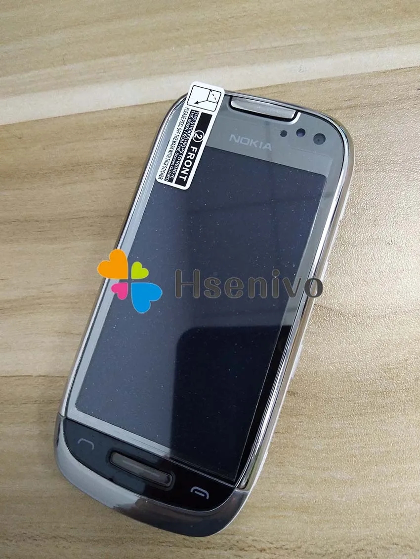 C7 Nokia разблокированный 3,5 дюймовый мобильный телефон GSM 3g wifi gps 8MP 8GB Внутренняя память 1 год гарантии