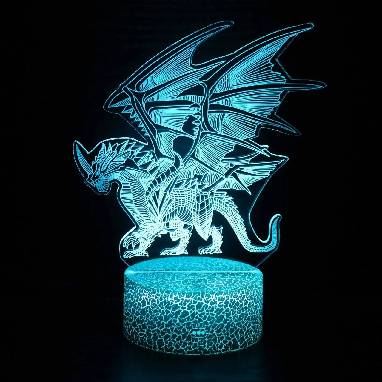 Ночник Nighdn с 3d изображением динозавра прикроватный светильник настольная лампа