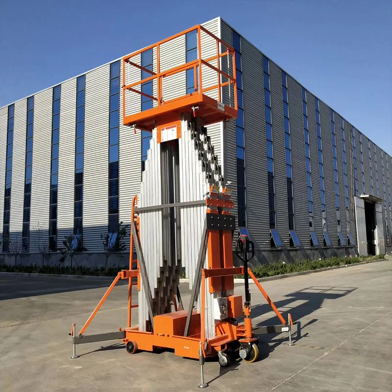 Электрическая аккумуляторная двухмачтовая алюминиевая двухсторонняя